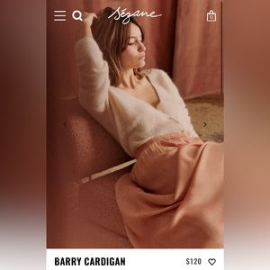 Soft cardigan sweater from French brand